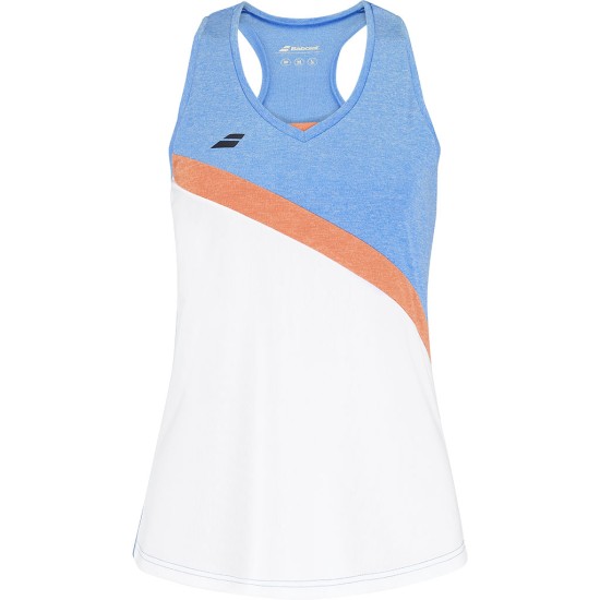 PLAY TANK TOP WOMEN WHITE / BLUE