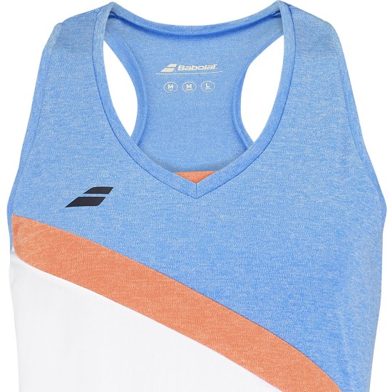 PLAY TANK TOP WOMEN WHITE / BLUE