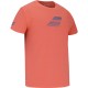 EXERCISE COTTON TEE BOY HOT CORAL
