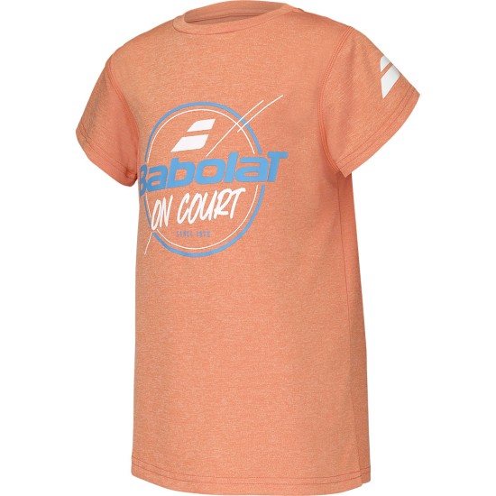 EXERCISE GRAPHIC TEE BOY VIBRANT ORANG
