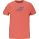 EXERCISE BIG FLAG TEE HOT CORAL