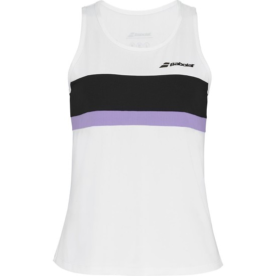 PADEL TANK WOMAN WHITE