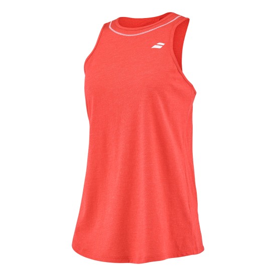 EXERCISE COTTON TANK W POPPY RED