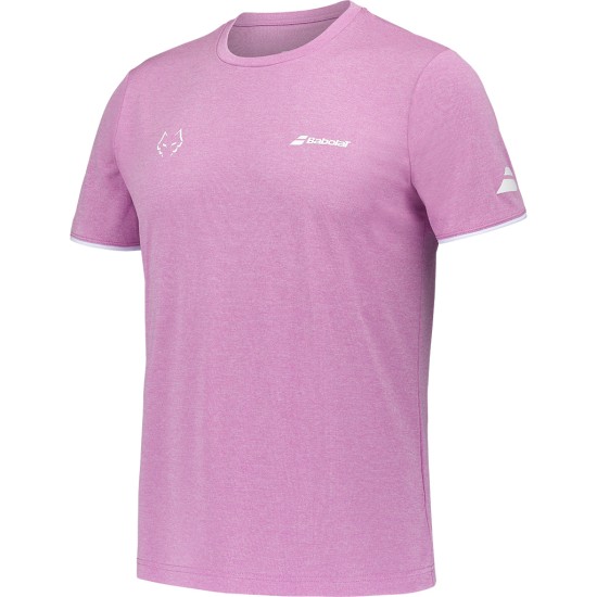 CREW NECK TEE LEBRON PINK HTHR 2025