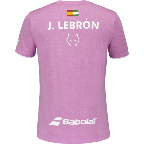 CREW NECK TEE LEBRON PINK HTHR 2025