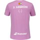 CREW NECK TEE LEBRON PINK HTHR 2025