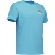 PERF COTTON TEE SCUBA BLUE