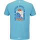 PERF COTTON TEE SCUBA BLUE