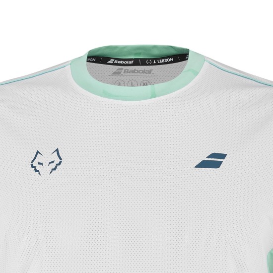 CREW NECK TEE JUAN LEBON LEBRON WHITE