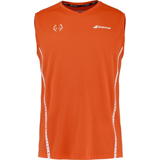 MUSCLE TANK J. LEBRON RED ORANGE