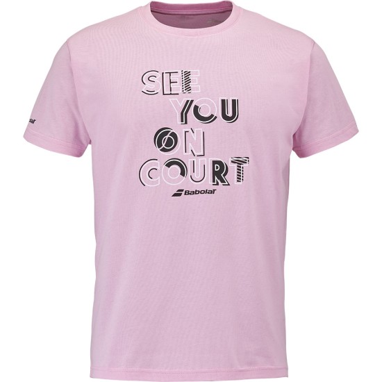 EXERCISE MESSAGE TEE LILAC SACHET