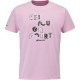 EXERCISE MESSAGE TEE LILAC SACHET