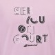EXERCISE MESSAGE TEE LILAC SACHET