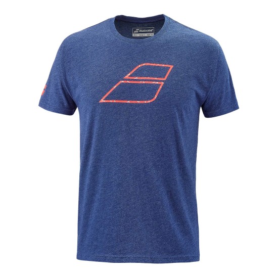 EXERCISE BIG FLAG TEE MEN ESTATE BLUE