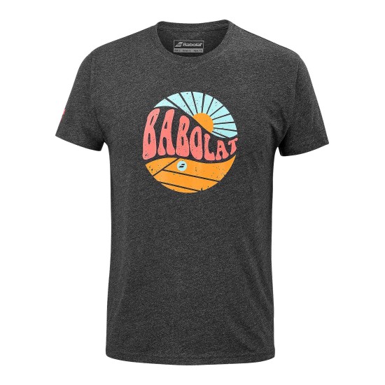 EXERCISE VINTAGE TEE MEN BLACK HTHR