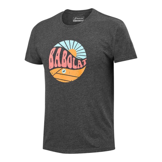 EXERCISE VINTAGE TEE MEN BLACK HTHR