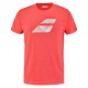 EXERCISE BIG FLAG TEE MEN POPPY RED