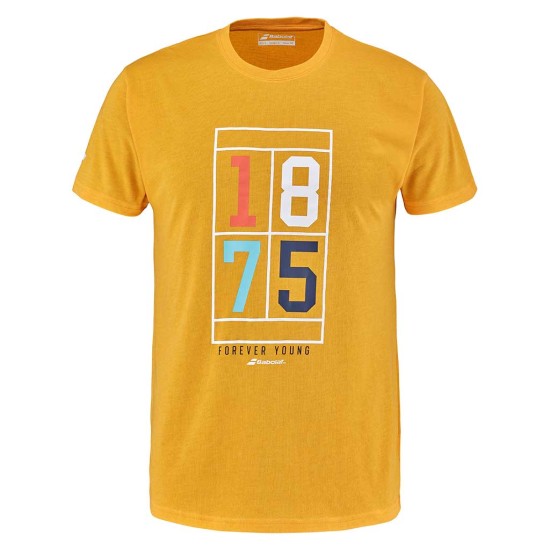 EXERCISE VINTAGE TEE MEN SAFFRON HTHR