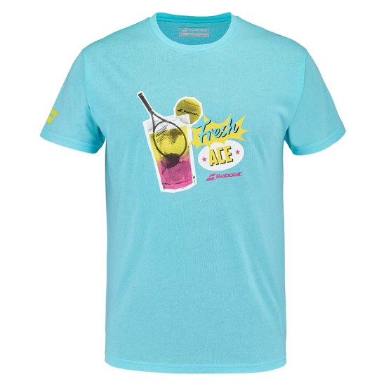 EXERCISE MESSAGE TEE MEN ANGEL BLUE