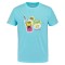 EXERCISE MESSAGE TEE MEN ANGEL BLUE