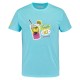 EXERCISE MESSAGE TEE MEN ANGEL BLUE