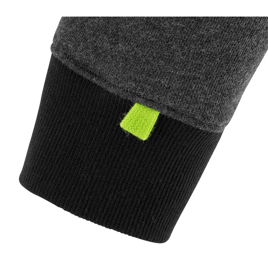 AERO HOOD SWEAT BLK HTHR