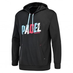 PADEL HOOD SWEAT MEN BLACK