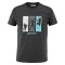 PADEL COTTON TEE MEN BLK HTHR