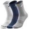 ЧОРАПИ 3 PAIRS WHITE/EST. BLUE/GREY