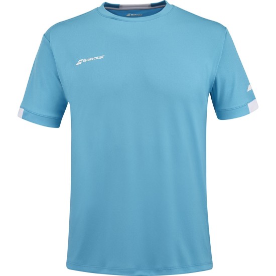 PLAY CREW NECK TEE BOY CYAN BLUE 2024
