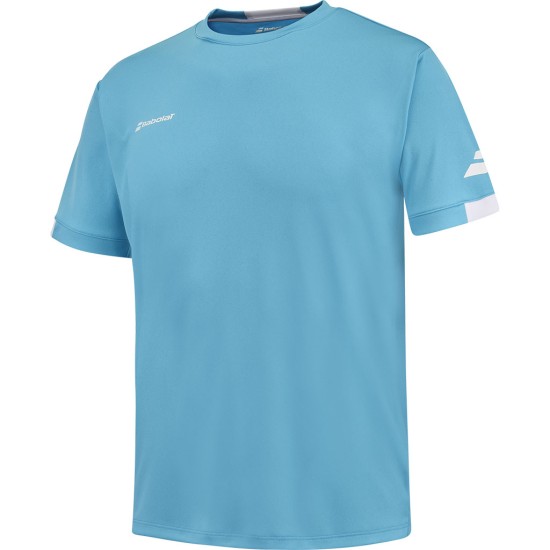 PLAY CREW NECK TEE BOY CYAN BLUE 2024