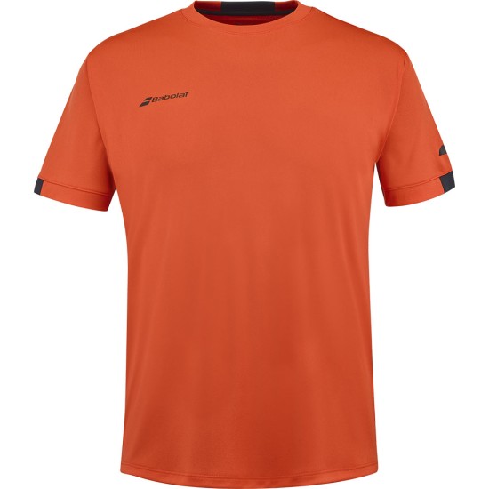 PLAY CREW NECK TEE BOY FIESTA RED 2024