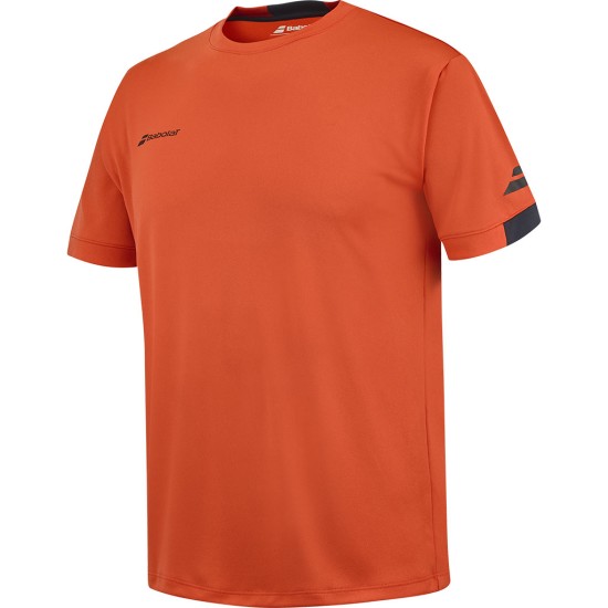 PLAY CREW NECK TEE BOY FIESTA RED 2024