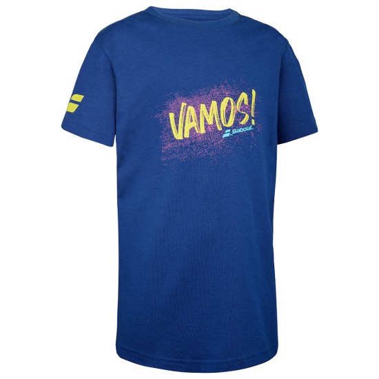 EXERCISE COTTON TEE BOY SODALITE BLUE