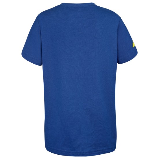 EXERCISE COTTON TEE BOY SODALITE BLUE