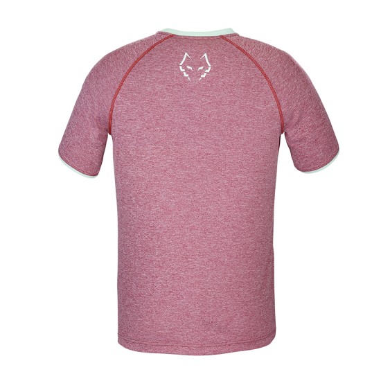 CREW NECK TEE LEBRON RED DAHLIA