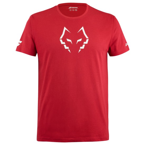COTTON TEE LEBRON RED DAHLIA
