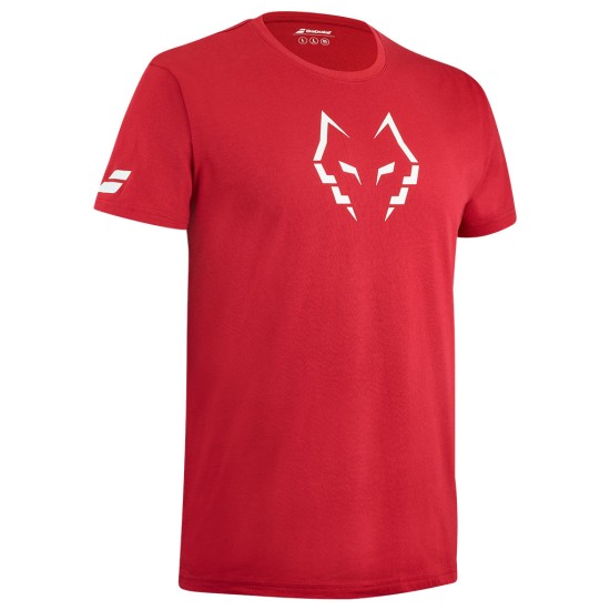 COTTON TEE LEBRON RED DAHLIA